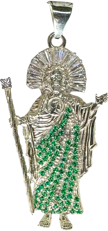San Judas manto verde